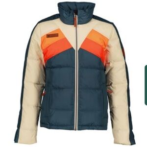 Ember Colorblock Puffer Down Jacket- Obermeyer